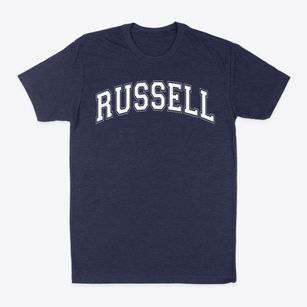 Russell Elementary School Varsity Arch Classic Dad T-Shirt