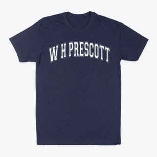 W H Prescott Elementary School Varsity Arch Classic Dad T-Shirt