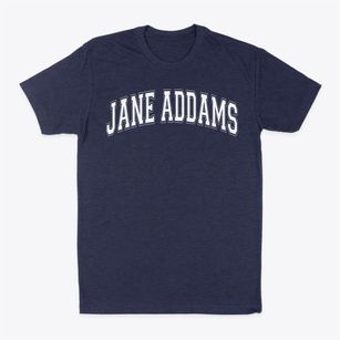 Jane Addams Elementary School Varsity Arch Classic Dad T-Shirt