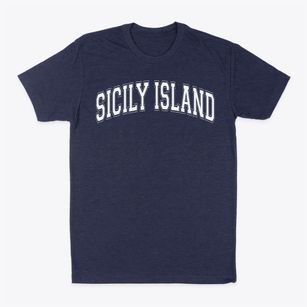 Sicily Island Elementary School Varsity Arch Classic Dad T-Shirt