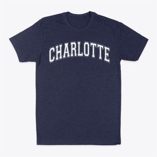 Charlotte Junior High School Varsity Arch Classic Dad T-Shirt