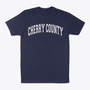 Cherry County District 167 School Varsity Arch Classic Dad T-Shirt