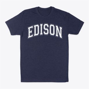 Edison Elementary & Language Academy Varsity Arch Classic Dad T-Shirt