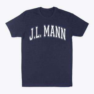 J.l. Mann High School Varsity Arch Classic Dad T-Shirt