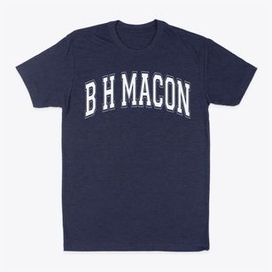 B H Macon Elementary School Varsity Arch Classic Dad T-Shirt