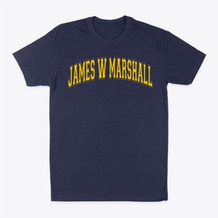 James W Marshall Elementary School Varsity Arch Classic Dad T-Shirt