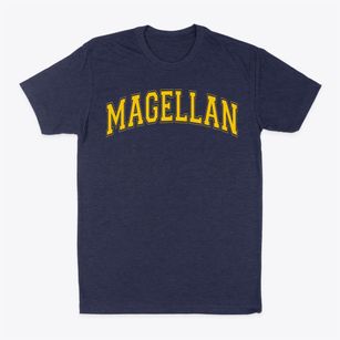 Magellan International School Varsity Arch Classic Dad T-Shirt