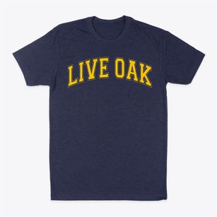 Live Oak Elementary School Varsity Arch Classic Dad T-Shirt
