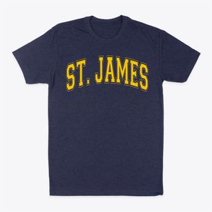 Saint James School Varsity Arch Classic Dad T-Shirt