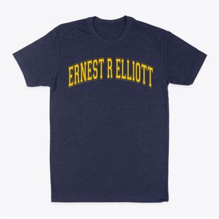 Ernest R Elliott Elementary School Varsity Arch Classic Dad T-Shirt