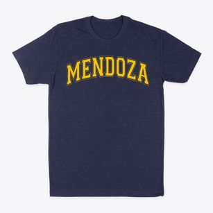 Mendoza Elementary School Varsity Arch Classic Dad T-Shirt