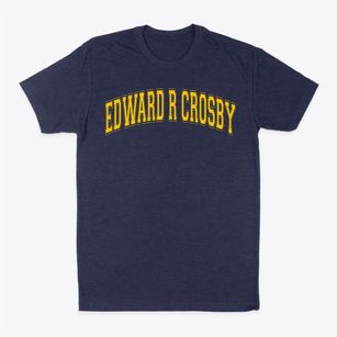Edward R Crosby Elementary School Varsity Arch Classic Dad T-Shirt