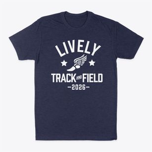 Lively Elementary School Track and Field Classic Dad T-Shirt