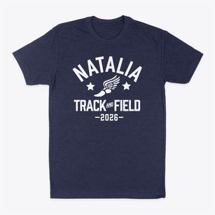 Natalia Junior High School Track and Field Classic Dad T-Shirt