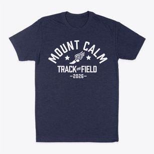 Mount Calm High School Track and Field Classic Dad T-Shirt