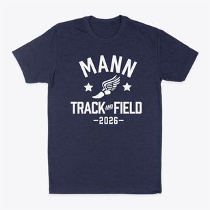 Mann Middle School Track and Field Classic Dad T-Shirt