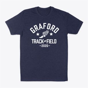 Graford High School Track and Field Classic Dad T-Shirt