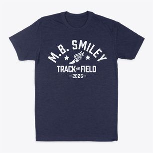 M.b. Smiley High School Track and Field Classic Dad T-Shirt
