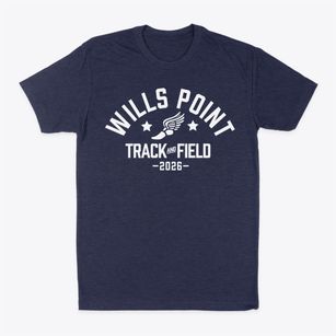 Wills Point High School Track and Field Classic Dad T-Shirt