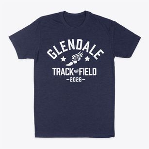 Glendale Montessori School Track and Field Classic Dad T-Shirt