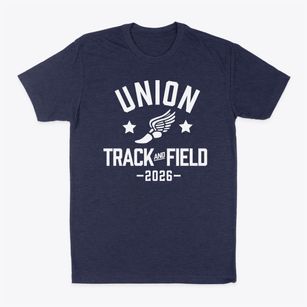 Union High School Track and Field Classic Dad T-Shirt