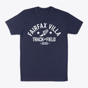 Fairfax Villa Elementary School Track and Field Classic Dad T-Shirt