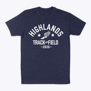 Highlands Middle School Track and Field Classic Dad T-Shirt