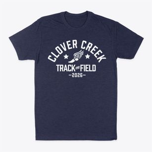 Clover Creek Elementary School Track and Field Classic Dad T-Shirt