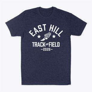 East Hill Elementary School Track and Field Classic Dad T-Shirt