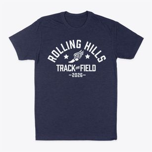 Rolling Hills Elementary School Track and Field Classic Dad T-Shirt