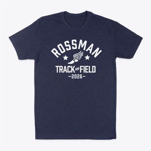 Rossman Elementary School Track and Field Classic Dad T-Shirt
