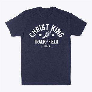 Christ King School Track and Field Classic Dad T-Shirt