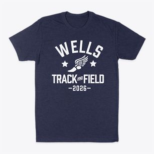 Wells Middle School Track and Field Classic Dad T-Shirt