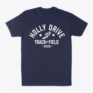 Holly Drive Leadership Academy Track and Field Classic Dad T-Shirt