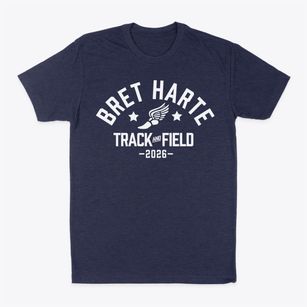 Bret Harte Middle School Track and Field Classic Dad T-Shirt