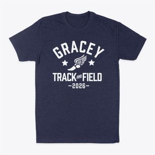 Gracey Elementary School Track and Field Classic Dad T-Shirt