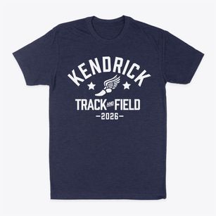Kendrick Middle School Track and Field Classic Dad T-Shirt