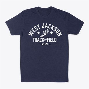 West Jackson Primary School Track and Field Classic Dad T-Shirt