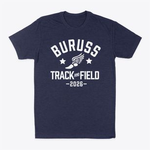 Buruss Elementary School Track and Field Classic Dad T-Shirt