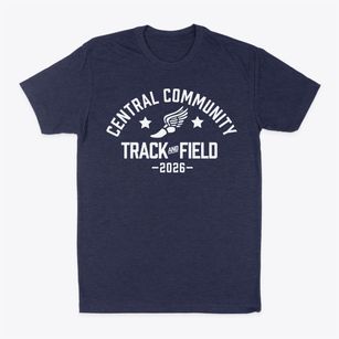 Central Community Cooperative Preschool Track and Field Classic Dad T-Shirt