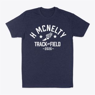 H Mcnelty School Track and Field Classic Dad T-Shirt