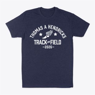 Thomas A Hendricks Community Academy Track and Field Classic Dad T-Shirt