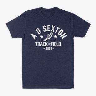 A O Sexton Elementary School Track and Field Classic Dad T-Shirt