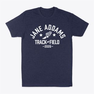 Jane Addams Junior High School Track and Field Classic Dad T-Shirt