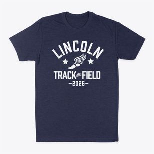 Lincoln Middle School Track and Field Classic Dad T-Shirt