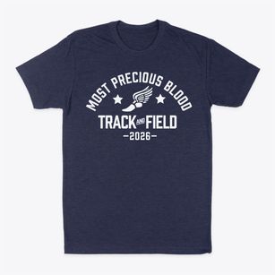Most Precious Blood School Track and Field Classic Dad T-Shirt