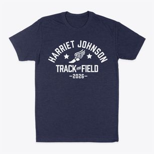 Harriet Johnson Elementary School Track and Field Classic Dad T-Shirt