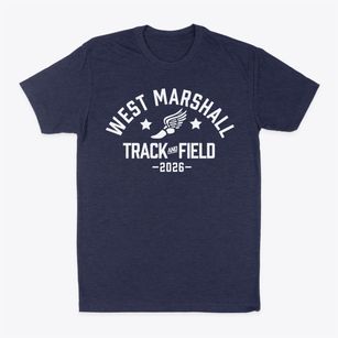 West Marshall High School Track and Field Classic Dad T-Shirt