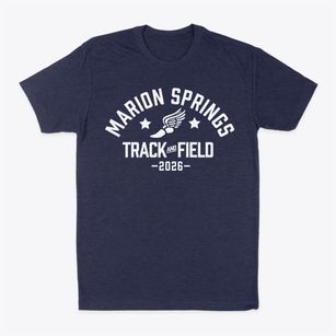 Marion Springs Elementary School Track and Field Classic Dad T-Shirt