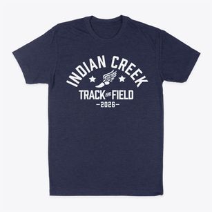 Indian Creek Elementary School Track and Field Classic Dad T-Shirt